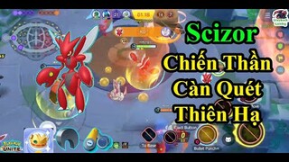 Pokemon UNITE - Scizor Chiến Thần Bất Bại Càn Quét Thiên Hạ Lùa Cả Team Bạn Vào Tần Nhà