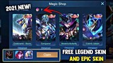 5 LEGEND SKIN AND MPL SKIN! FREE SKIN! HOW TO GET? | MOBILE LEGENDS 2021