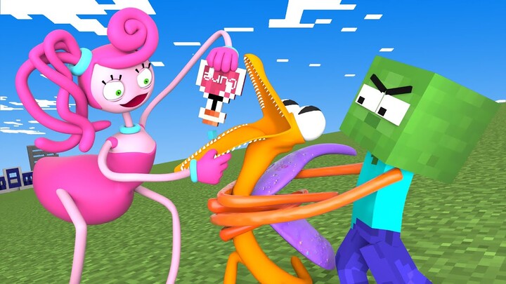 Monster School: Rainbow Friends Become Garten of Banban - Transformation Story | Minecraft Animation