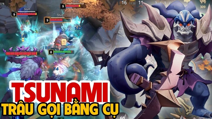 AutoChess MOBA | Tsunami (Tanker) Mở combat cực bá đạo cộng thêm độ trâu chó cục súc