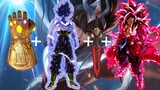 Infinity Gauntlet + omnipotent goku + devil sword +xeno goku