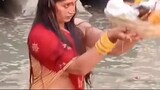 Indian Hindu Boudi In Ganga Puja from bengali boudi bathing in pond Watch Video