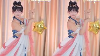 【鱼子酱】《九尾狐》敦煌飞天汉服套装 直播跳舞录屏