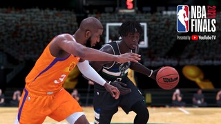 NBA 2K21 Ultra Modded Finals | Bucks vs Suns | GAME 6 Highlights 4th Qtr