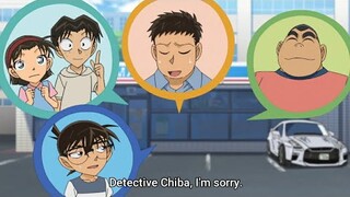 Detective Boy's help Chiba for stakeout | Detective Conan funny moments | AnimeJit