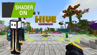 Skywars But Its Realistic|Hive|New Skin!|MCPE//controller Gameplay