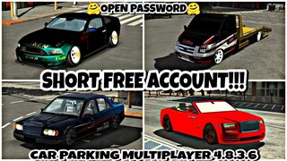|| Short Free Account Giveaway166 || Car Parking Multiplayer 4.8.3.6