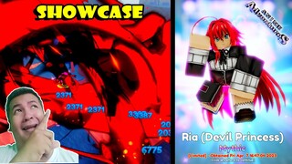 LVL 100 RIA [DEVIL PRINCESS] (DEMON ACADEMY UNIT) SHOWCASE - ANIME ADVENTURES