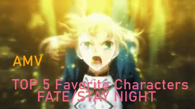Top5 Badass Characters Of FATE/STAY NIGHT