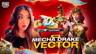 NEW MECHA DRAKE VECTOR CRATE OPENING || MAXING ON-HIT VECTOR || PUBG MOBILE