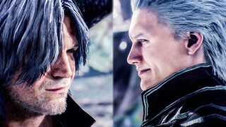 Devil May Cry 5 - Dante Vs Vergil / No-Damage / SSS Rank / Devil Hunter