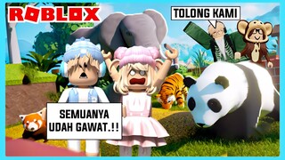 Aku Dan Adiku Terpaksa Harus Selamatkan Kebun Binatang Di Roblox Brookhaven ft @Shasyaalala