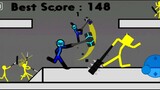 Trying to beat my HIGH SCORE in Supreme duelist stickman