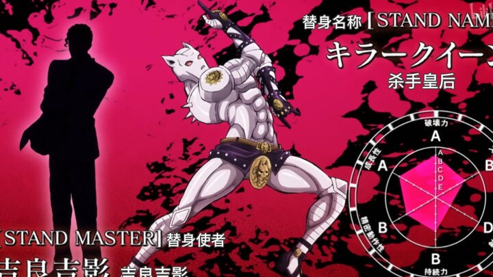 【JOJO】不灭钻石全替身面板（好像混入了奇怪的东西？）