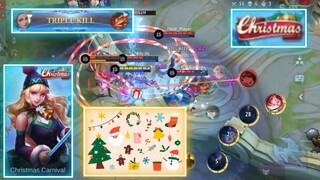 ODETTE CHRISTMAS CARNIVAL ON HYPER BLEND MONTAGE - MLBB