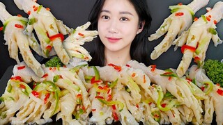 [ONHWA] Âm thanh nhai salad chân gà 🐔 Chân gà!