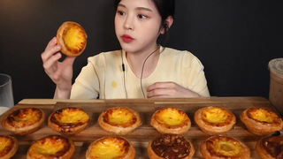 SUB) ! Egg Tarts Mukbang Asmr