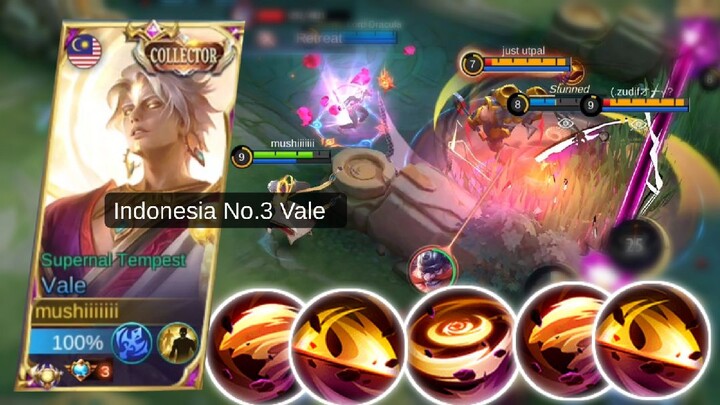 Powerful Offlane!! Broken Vale Combo Set (Please Try) || Top Global Vale || Mlbb..