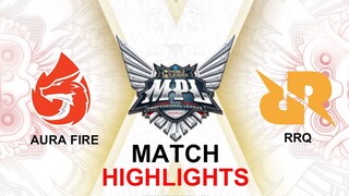 Aura Fire vs RRQ HIGHLIGHTS MPL ID S11 | RRQ vs AURA