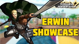 NEW UPDATE!! ERWIN SHOWCASE IN ALL STAR TOWER DEFENSE