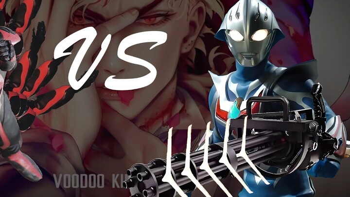 (Ultra-type Battle) All-rounder Zaki vs. Final Arrow Machine Gun Lone Blue