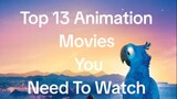 Top 13 Animation Movies| wajib nonton