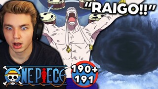 ENERU OBLITERATES ANGEL ISLAND... | One Piece Episode 190 + 191