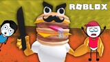 ROBLOX Escape Fast Food Obby - Mr Burger Full Gameplay | Khaleel and Motu