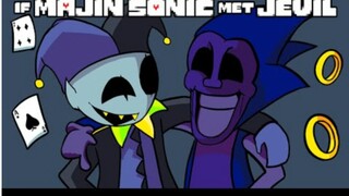 当majin sonic遇见jevil  fnf动画