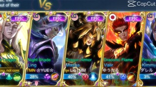 S.A.B.E.R SQUAD vs DRAGON TAMER.  MLBB