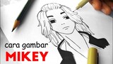 Mudah Diikuti ! Cara Menggambar Mikey Tokyo Revengers || Cara Menggambar Anime Untuk Pemula