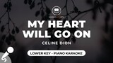 My Heart Will Go On - Celine Dion (Lower Key - Piano Karaoke)
