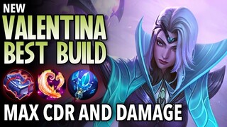 "NEW META" Valentina Best Build | Valentina Gameplay Tutorial And Build - MLBB