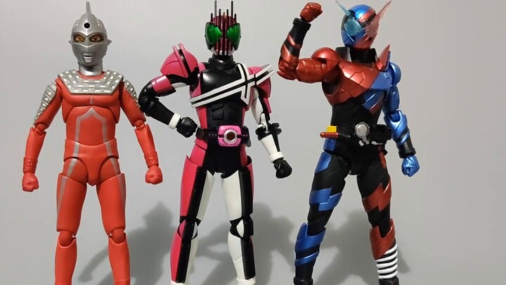 Patung Kepala Bercahaya Pihak Ketiga Shf Tujuh Ultraman Imperial Rider Kamen Rider Mainan Paman Mo 1