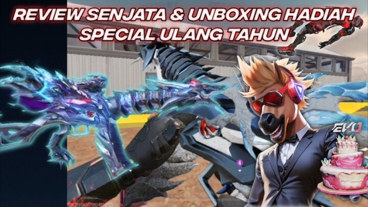 Review Senjata Evo Gratis & Unboxing Semua Hadiah Ulang Tahun Ke-1 Blood Strike🔥