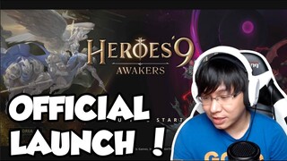 Heroes 9 - Support Bahasa Inggris ! Official Launch Gameplay ! Android