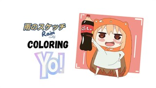 コーラガール Yo! Draw Art Umaru-Chan (Coloring)🔵.