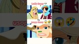 Luffy and usopp funny moments #onepiece #luffy #usopp