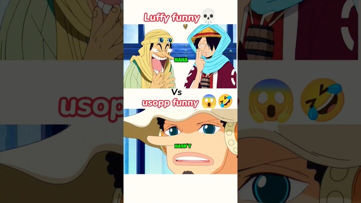 Luffy and usopp funny moments #onepiece #luffy #usopp