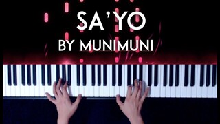 Sa'yo by Munimuni Piano Cover with sheet music