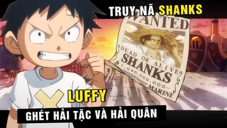 Tiết lộ Luffy ghét hải tặc và hải quân từ nhỏ , truy nã Shanks trước khi thành Yonko