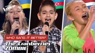 Who sang The Cranberries' "Zombie" better? 🧟‍♂️🧟‍♀️ | The Voice Kids