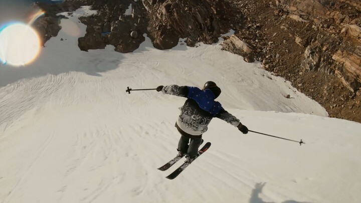 你tm管这叫滑雪，这是在跳崖吧。