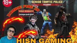 polisi zombie berbadan besar traffic police