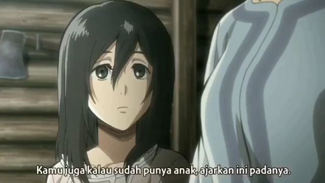 polos banget ya mikasa satu ini😆