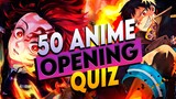 ANIME OPENING QUIZ 🎶🕹️ GUESS the 50 Anime OPENINGS [VERY EASY - MEDIUM] 👑