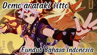 Demo Arataki Iitto Genshin Impact |Fandub Bahasa Indonesia [Siapa yang mau di bokep]