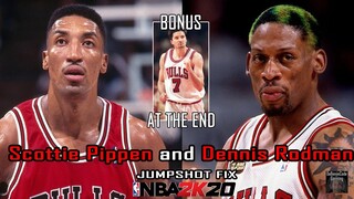 Dennis Rodman and Scottie Pippen Jumpshot Fix NBA 2K20