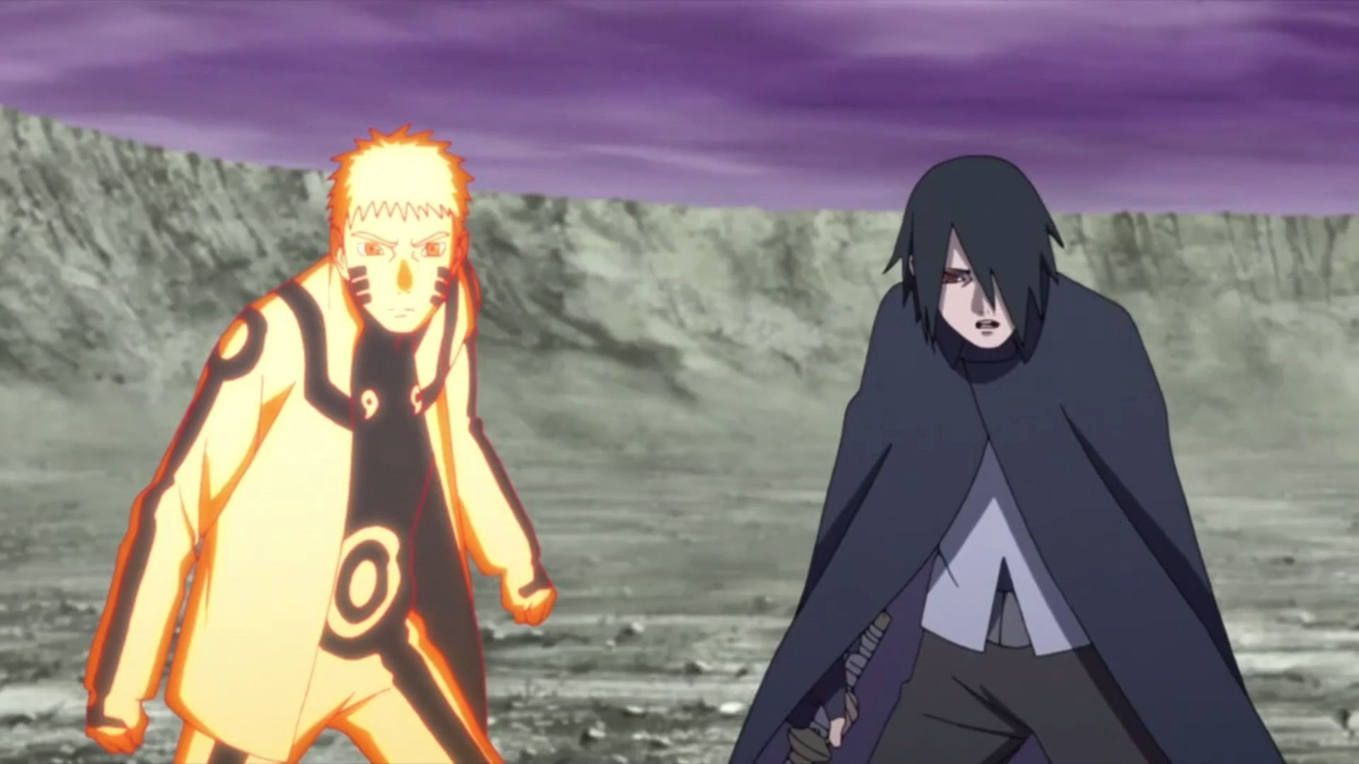 Naruto e Sasuke vs Jigen  BORUTO: NARUTO NEXT GENERATIONS 