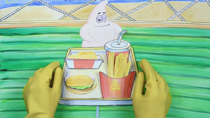 [Stop-motion animation] SpongeBob's secret recipe is revealed, Patrick is in for a treat~